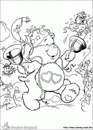 Troetelbeertjes 11 kleurplaat om te printen en kleuren