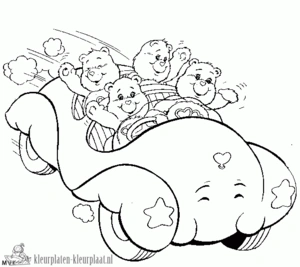 Troetelbeertjes 12 kleurplaat om te printen en kleuren