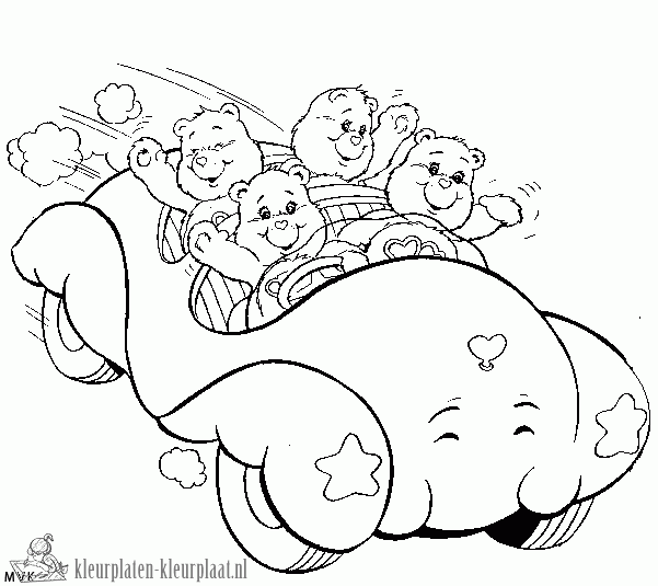 Troetelbeertjes 12 kleurplaat