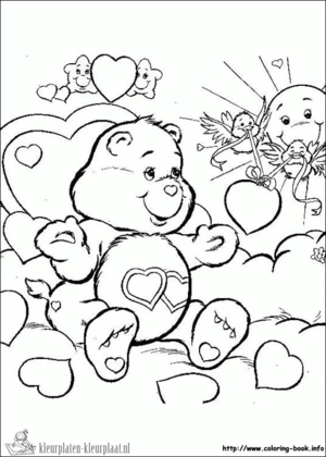 Troetelbeertjes 13 kleurplaat om te printen en kleuren