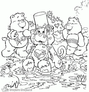 Troetelbeertjes 6 kleurplaat om te printen en kleuren