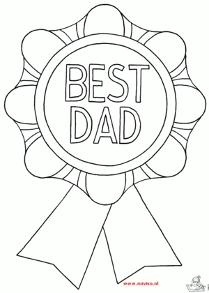 Vaderdag kleurplaten om te printen en kleuren