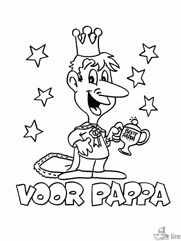 Vaderdag 2 kleurplaat