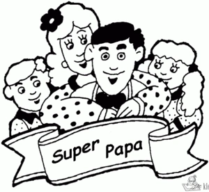 Vaderdag 7 kleurplaat om te printen en kleuren