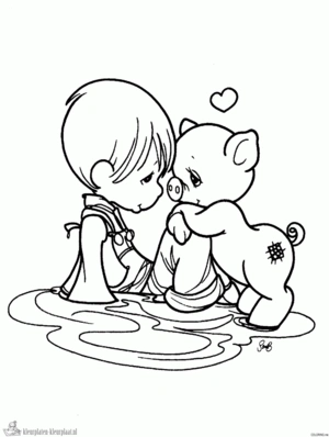 Varken 8 kleurplaat om te printen en kleuren