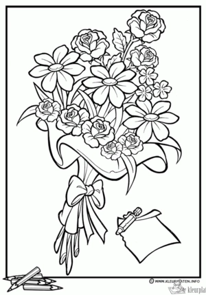 Verjaardag 7 kleurplaat om te printen en kleuren