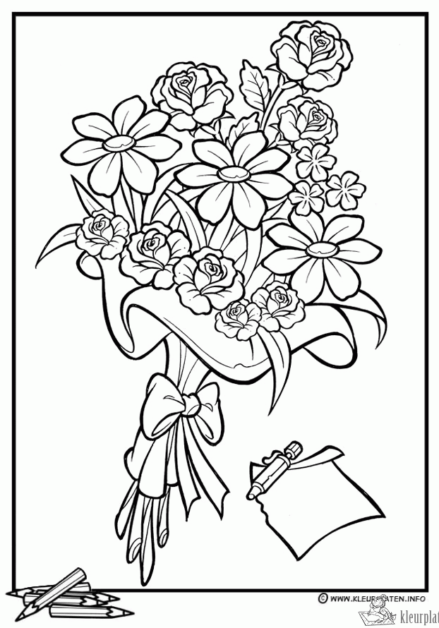 Verjaardag 7 kleurplaat