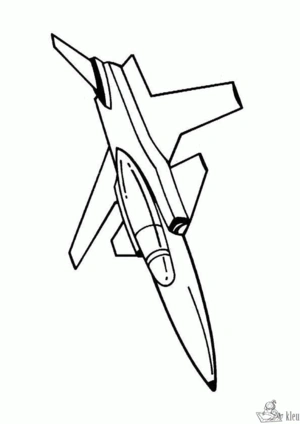 Vliegtuig 8 kleurplaat om te printen en kleuren