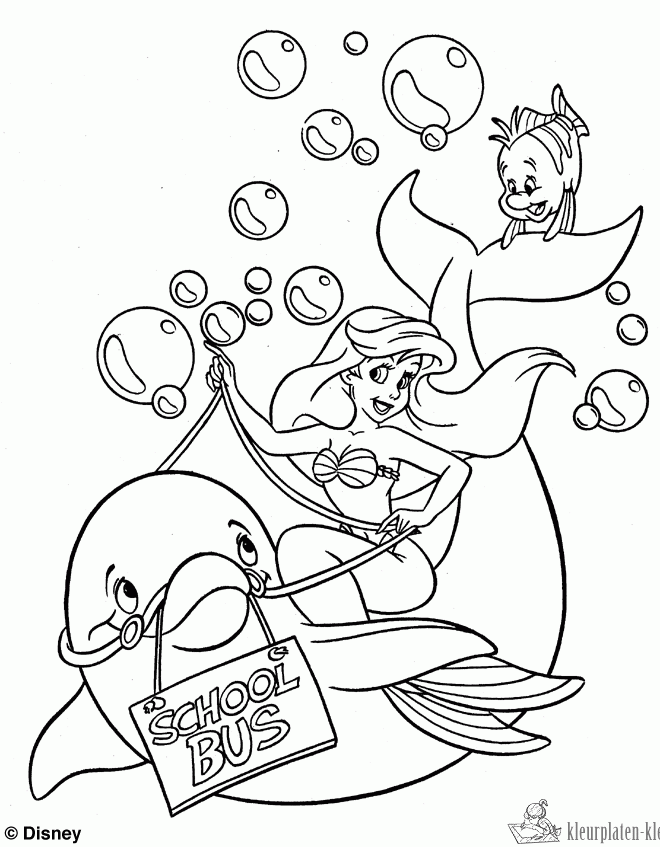 Zeemeermin 7 kleurplaat